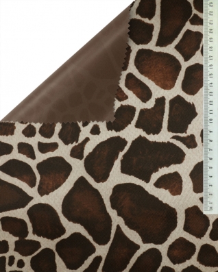 Polyester-stoff premium 600d*300d wasserdicht pvc-f-beschichtet Giraffe 22 150 cm