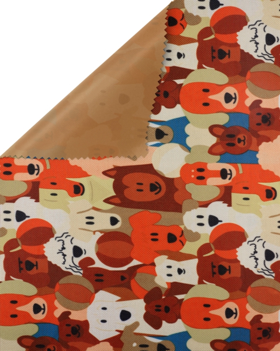 Polyester fabric premium 600d*300d waterproof pvc-f covered dogs  24&nbsp150  cm