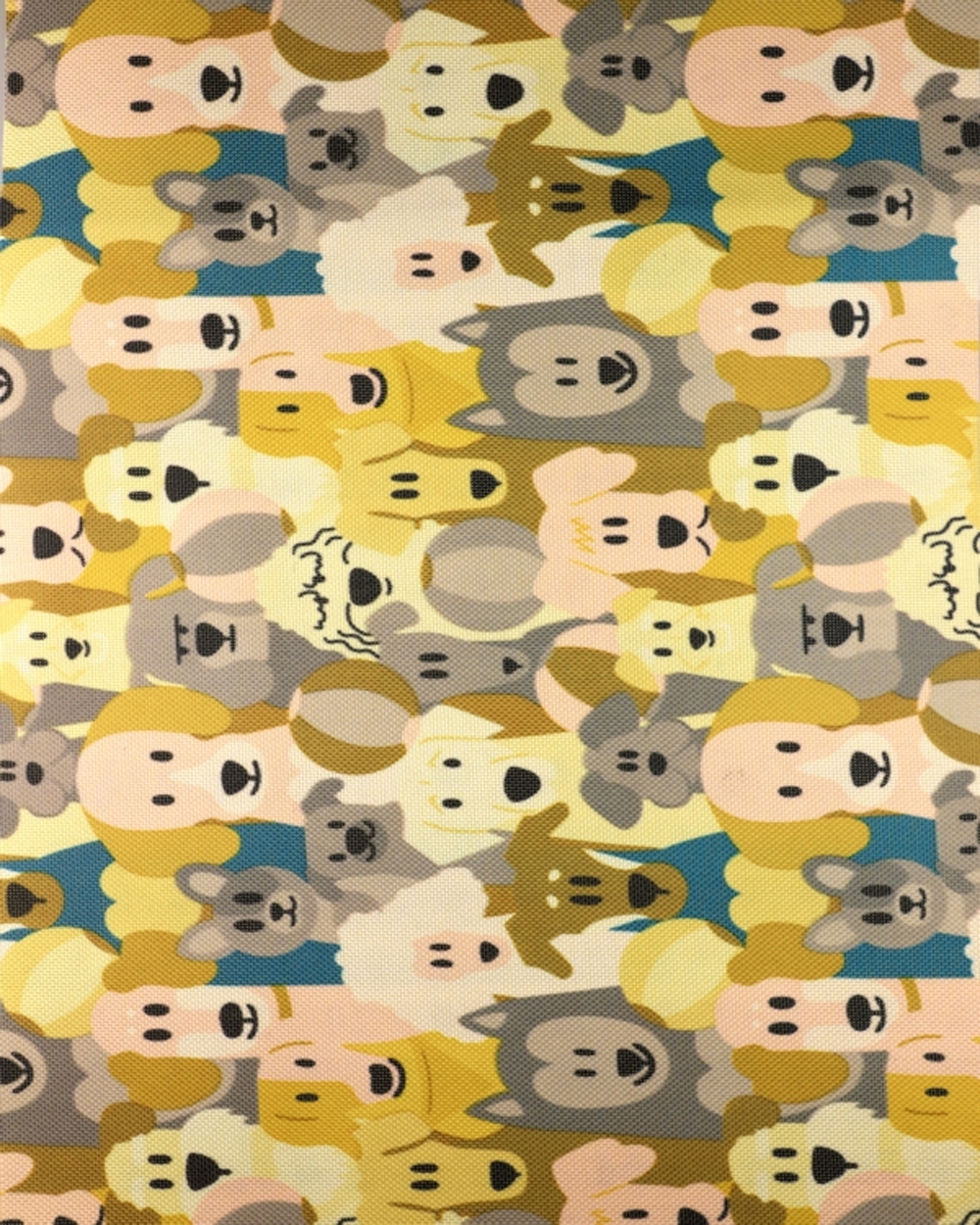 Polyester fabric premium 600d*300d waterproof pvc-f covered dogs 25