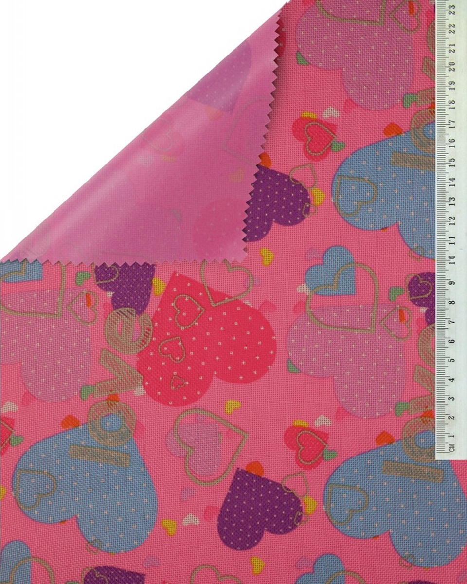 Polyester-stoff premium 600d*300d  wasserdicht pvc-f-beschichtet herzen&nbsp26 150 cm