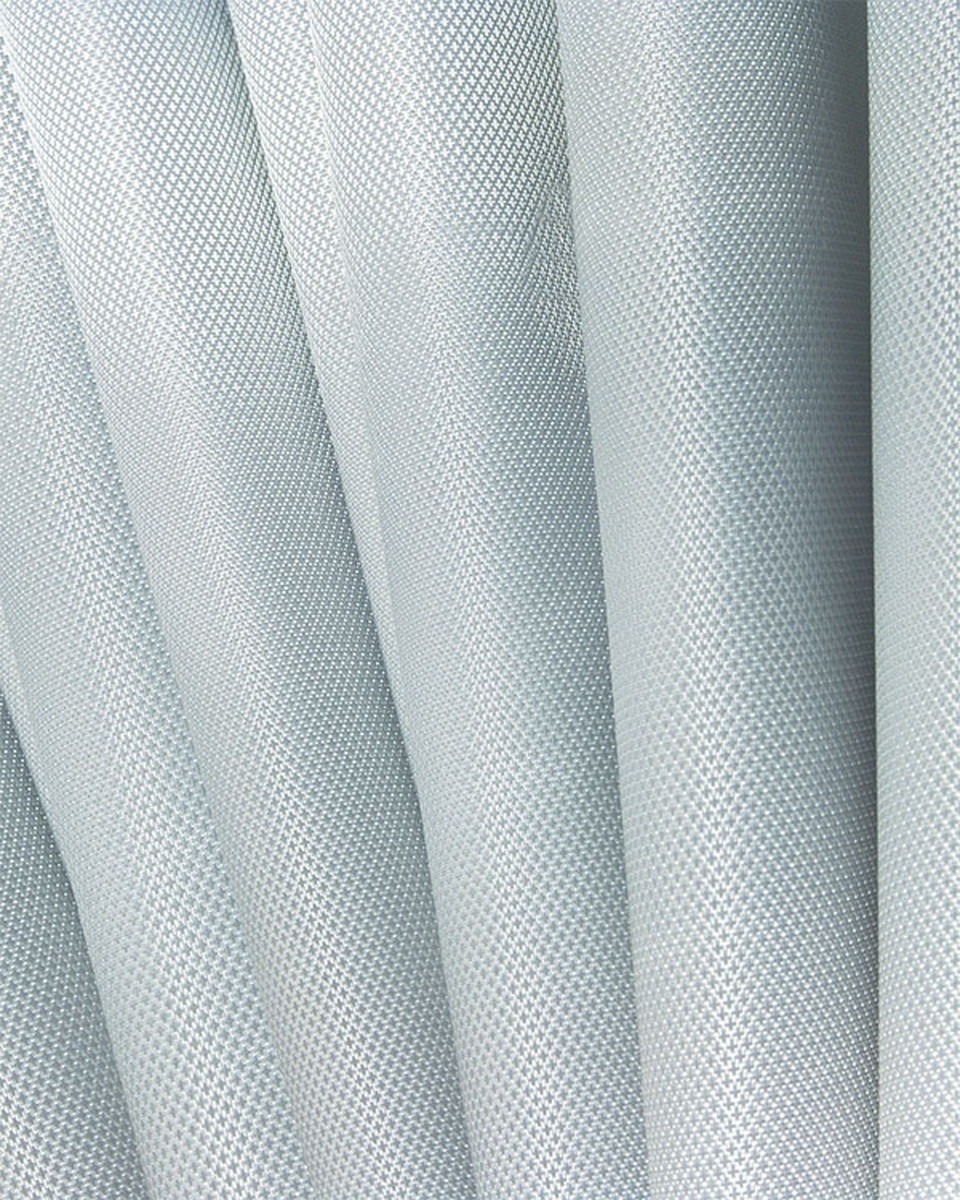 Polyester decorative fabric pvc covered silver 148 cm 50 mb
