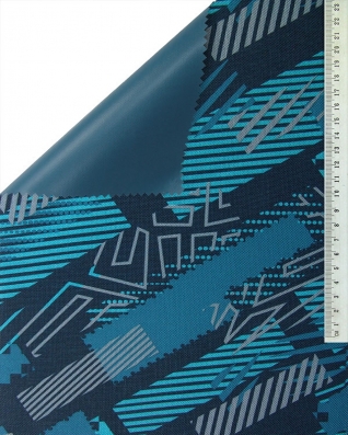 Polyester fabric premium 600d*300d waterproof pvc-f covered mosaic 2 150 cm