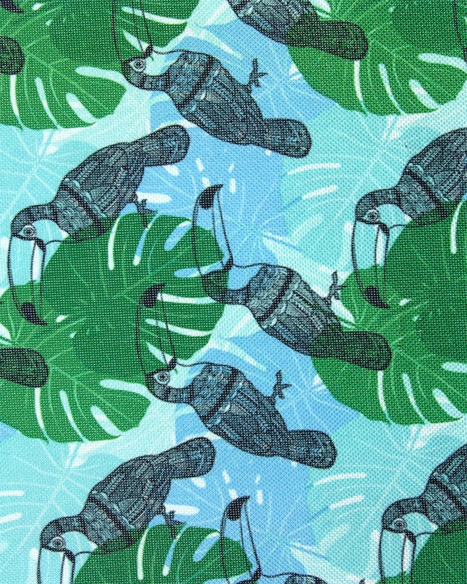 Polyester fabric premium 600d*300d waterproof pvc-f covered toucan 14 150 cm