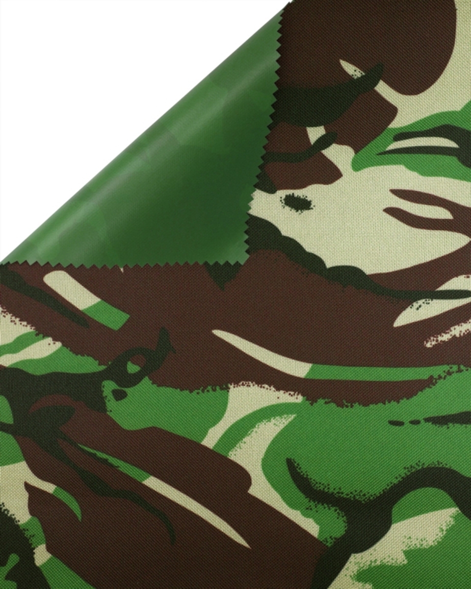 Polyester fabric premium 600d*300d waterproof pvc-f covered jungle 21 150 cm