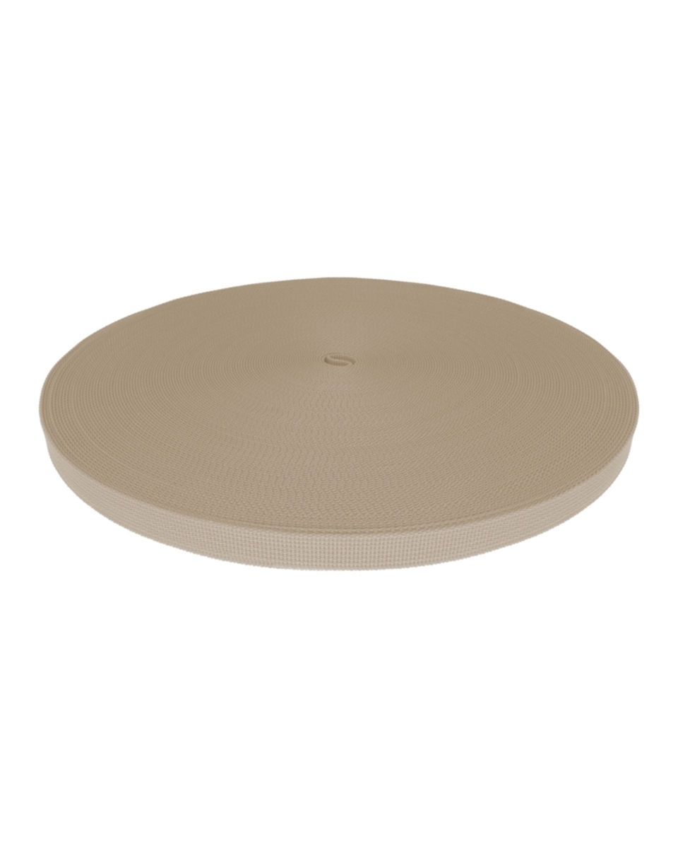 Polyester-Tragband P10 (098) Beige