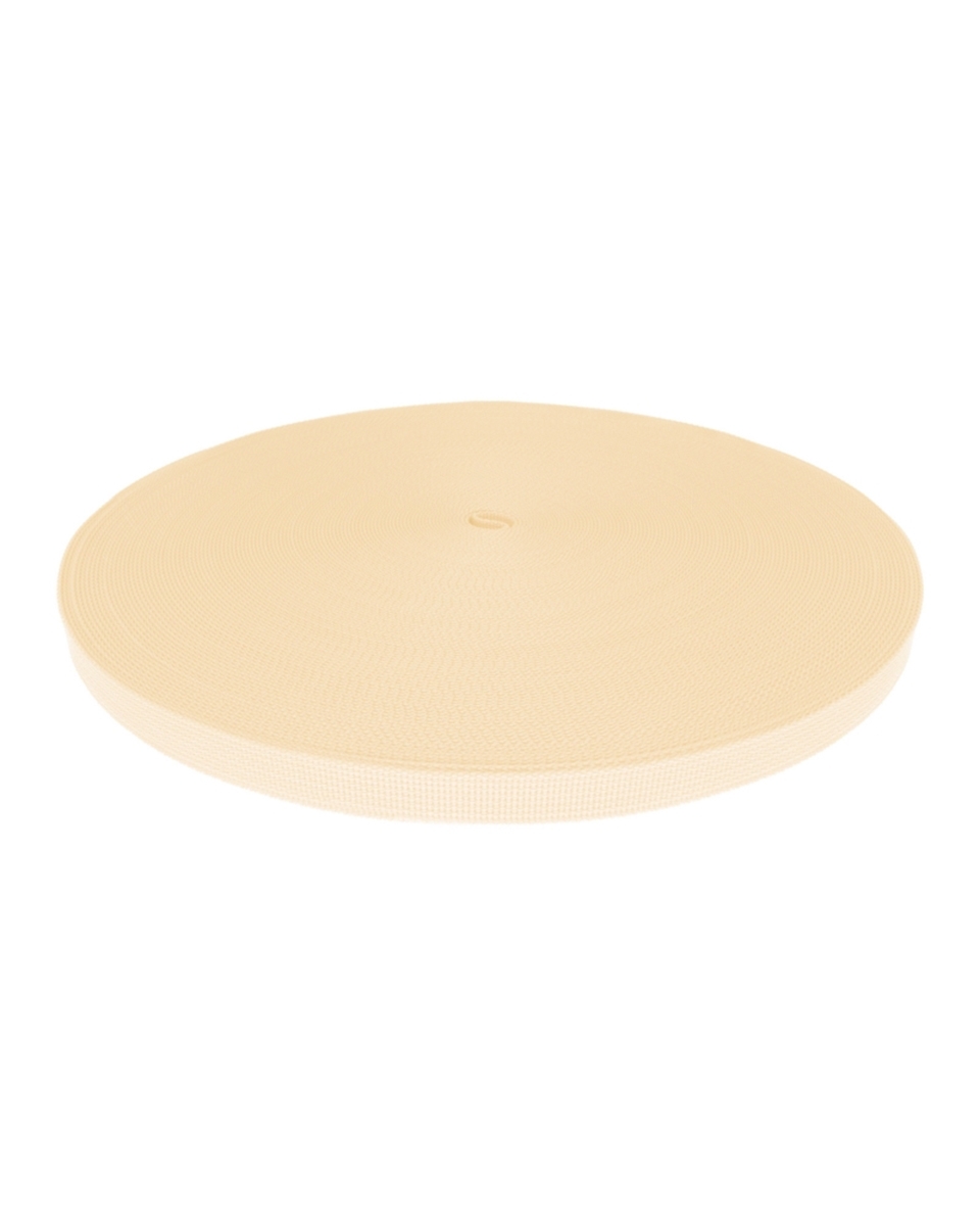 Polyester-Tragband P10 (122) Hellbeige