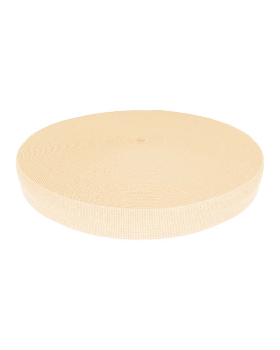 Polyester-Tragband P10 (122) Hellbeige