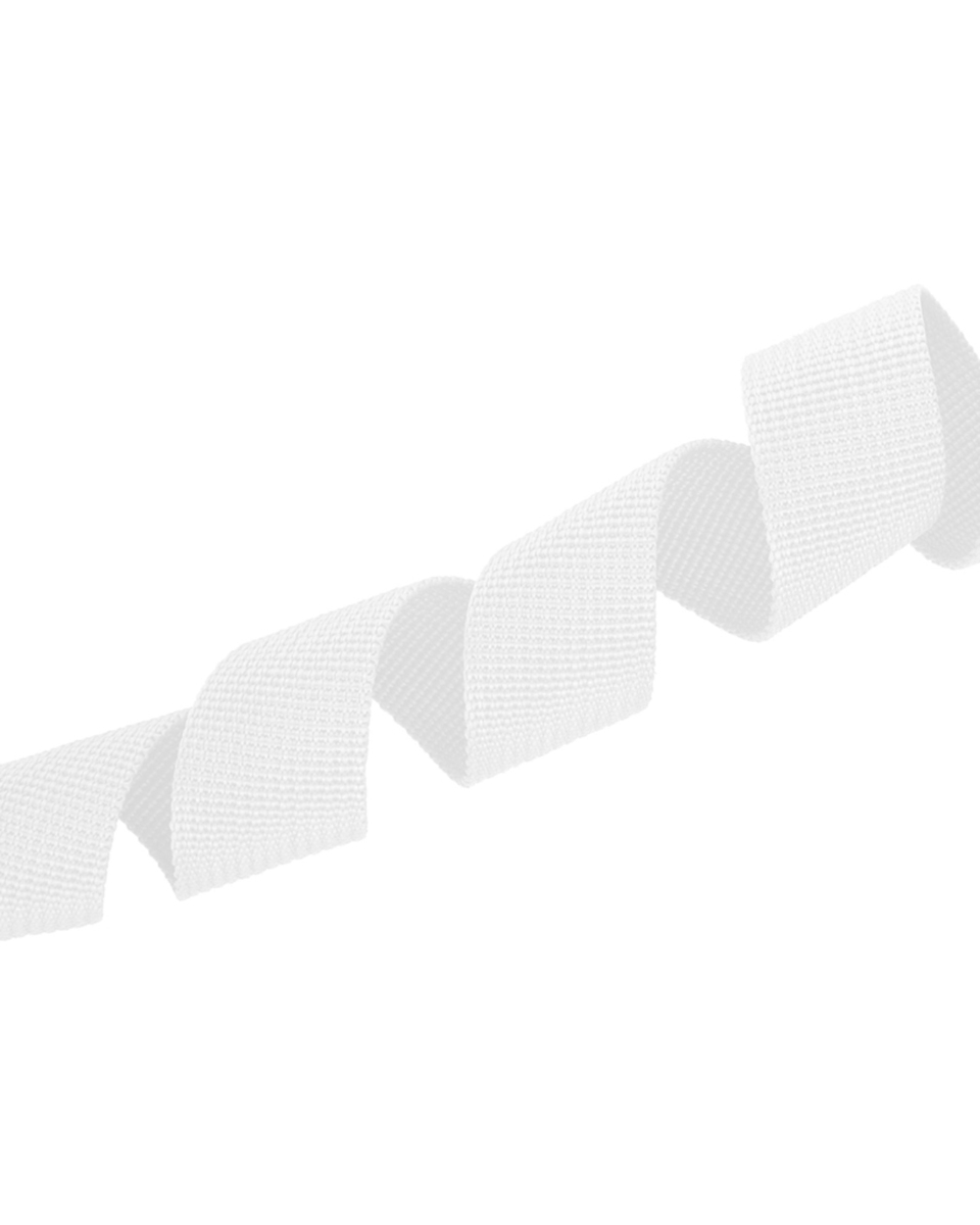 Polyester-Tragband P10 (501) Weiß