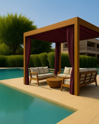 Wasserdichtes Oxford-Stoff 600D PU*2 (048) Bordeaux