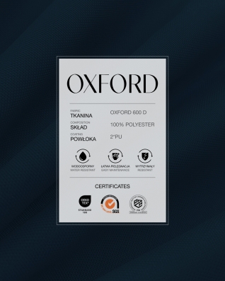 Tkanina wodoodporna Oxford 600D PU*2 (058) granatowa