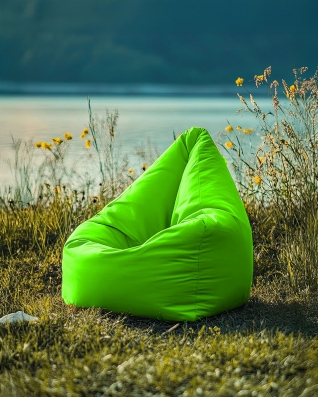 Waterproof Oxford Fabric 600D PU*2 (1001) neon green