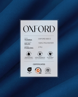 Wasserdichtes Oxford-Stoff 600D PU*2 (115) Kornblumenblau