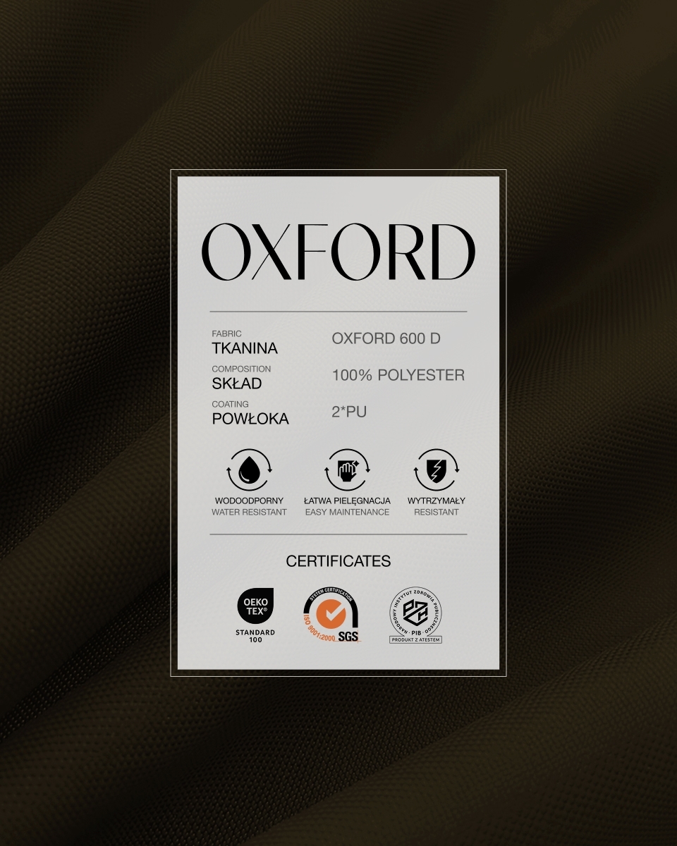 Waterproof Oxford Fabric 600D PU*2 (141) dark brown Waterproof Oxford Fabric 600D PU*2 (141) dark brown