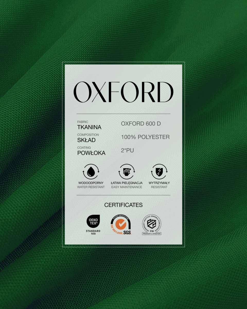 Waterproof Oxford Fabric 600D PU*2 (153) dark green