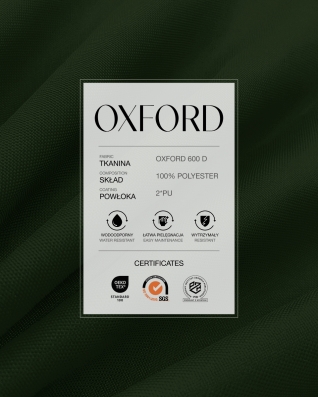 Voděodolná tkanina Oxford 600D PU*2 (173) khaki