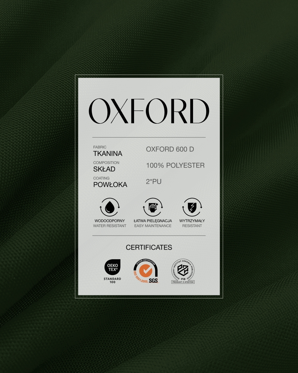 Tkanina wodoodporna Oxford 600D PU*2 (173) khaki