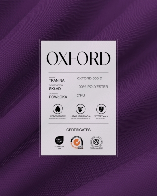 Wasserdichtes Oxford-Stoff 600D PU*2 (174) Violett
