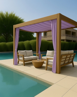Wasserdichtes Oxford-Stoff 600D PU*2 (244) Violett