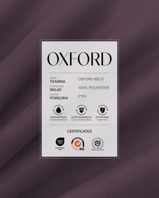 Wasserdichtes Oxford-Stoff 600D PU*2 (285) Violett