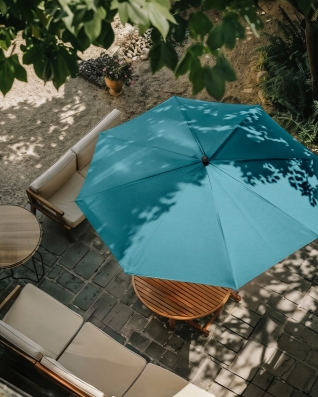 Wasserdichtes Oxford-Stoff 600D PU*2 (546) Himmelblau