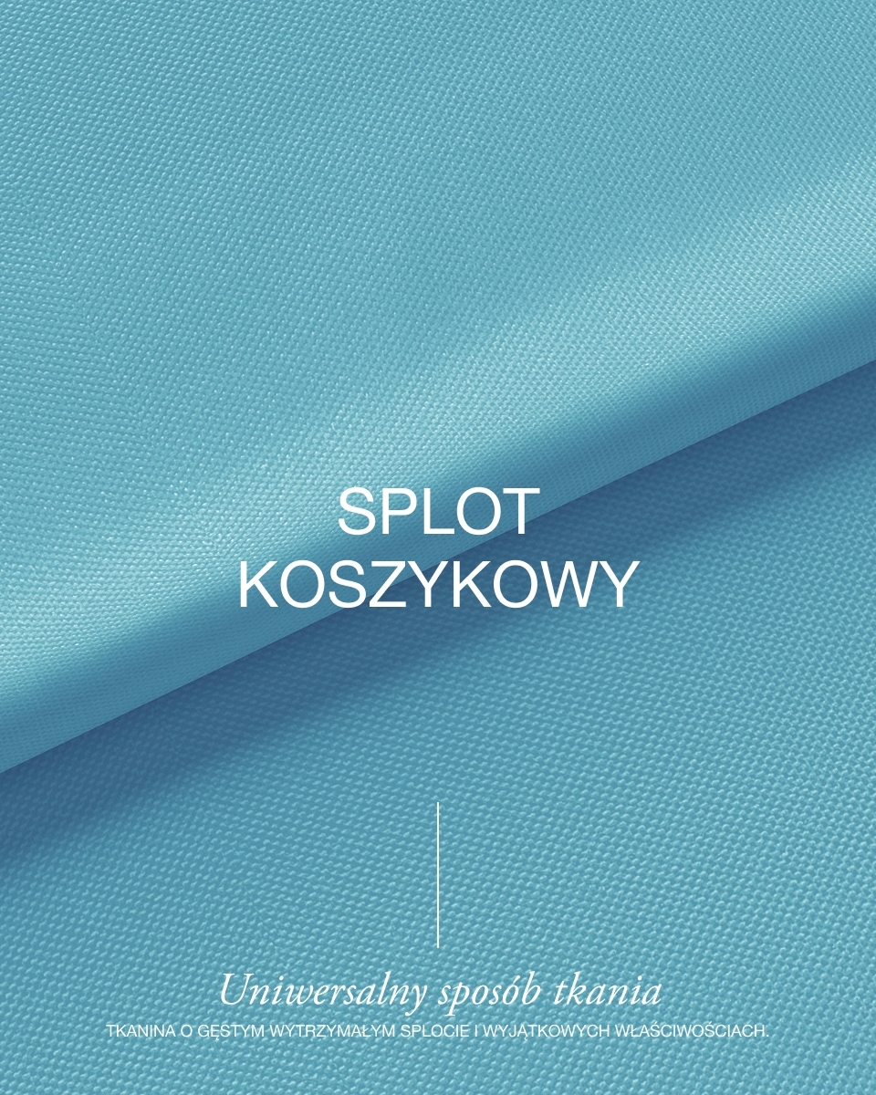 Tkanina poliestrowa Oxford 600D PU*2 wodoodporna (546) błękitna 50 mb