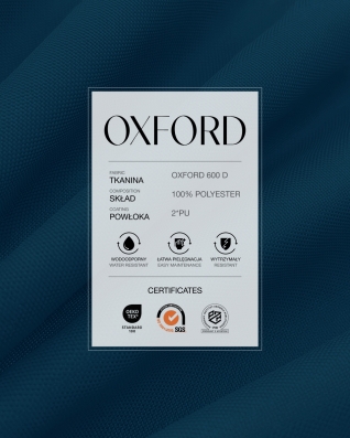 Tkanina wodoodporna Oxford 600D PU*2 (558) granatowa