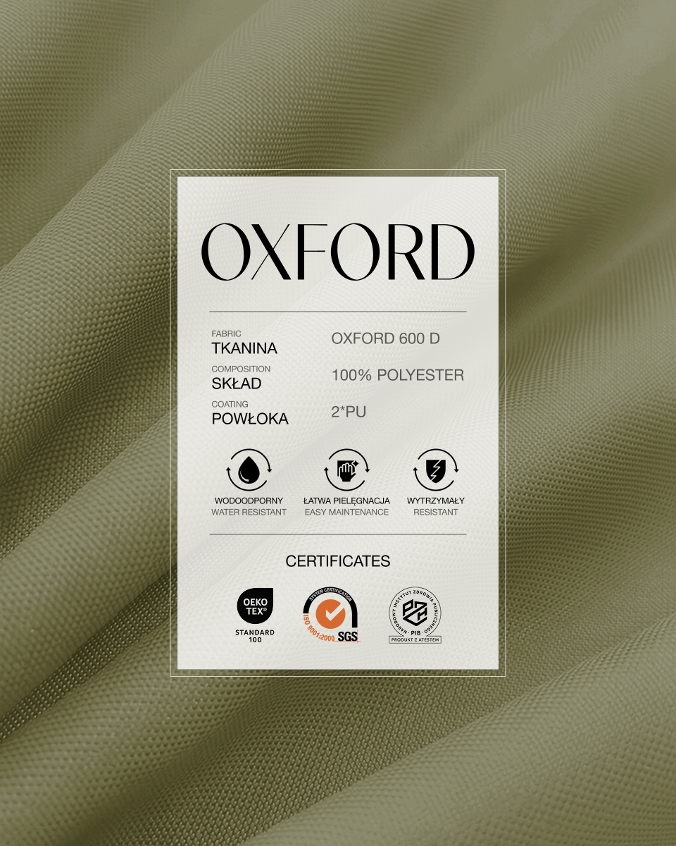 Tkanina wodoodporna Oxford 600D PU*2 (573) beżowa