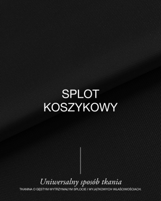 Tkanina poliestrowa Oxford 600D PU*2 wodoodporna 0,30 mm (580) czarna