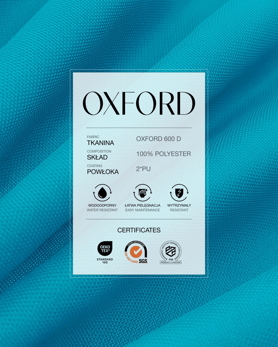 Tkanina poliestrowa Oxford 600D PU*2 wodoodporna (643) ciemnobłękitna 50 mb