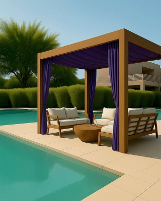 Wasserdichtes Oxford-Stoff 600D PU*2 (689) Violett