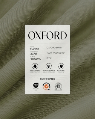 Tkanina wodoodporna Oxford 600D PU*2 (810) beżowa