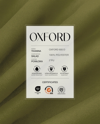 Wasserdichtes Oxford-Stoff 600D PU*2 (885) Olivgrün