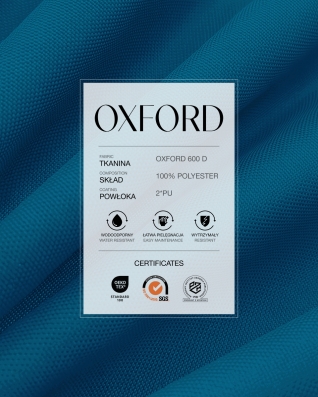 Waterproof Oxford Fabric 600D PU*2 (918) cornflower blue
