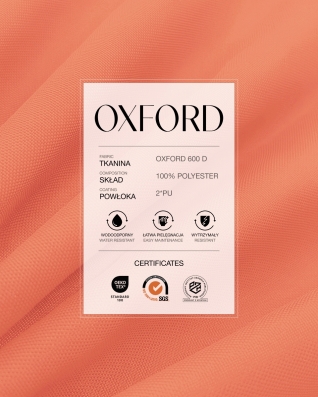 Wasserdichtes Oxford-Stoff 600D PU*2 (136) Orange