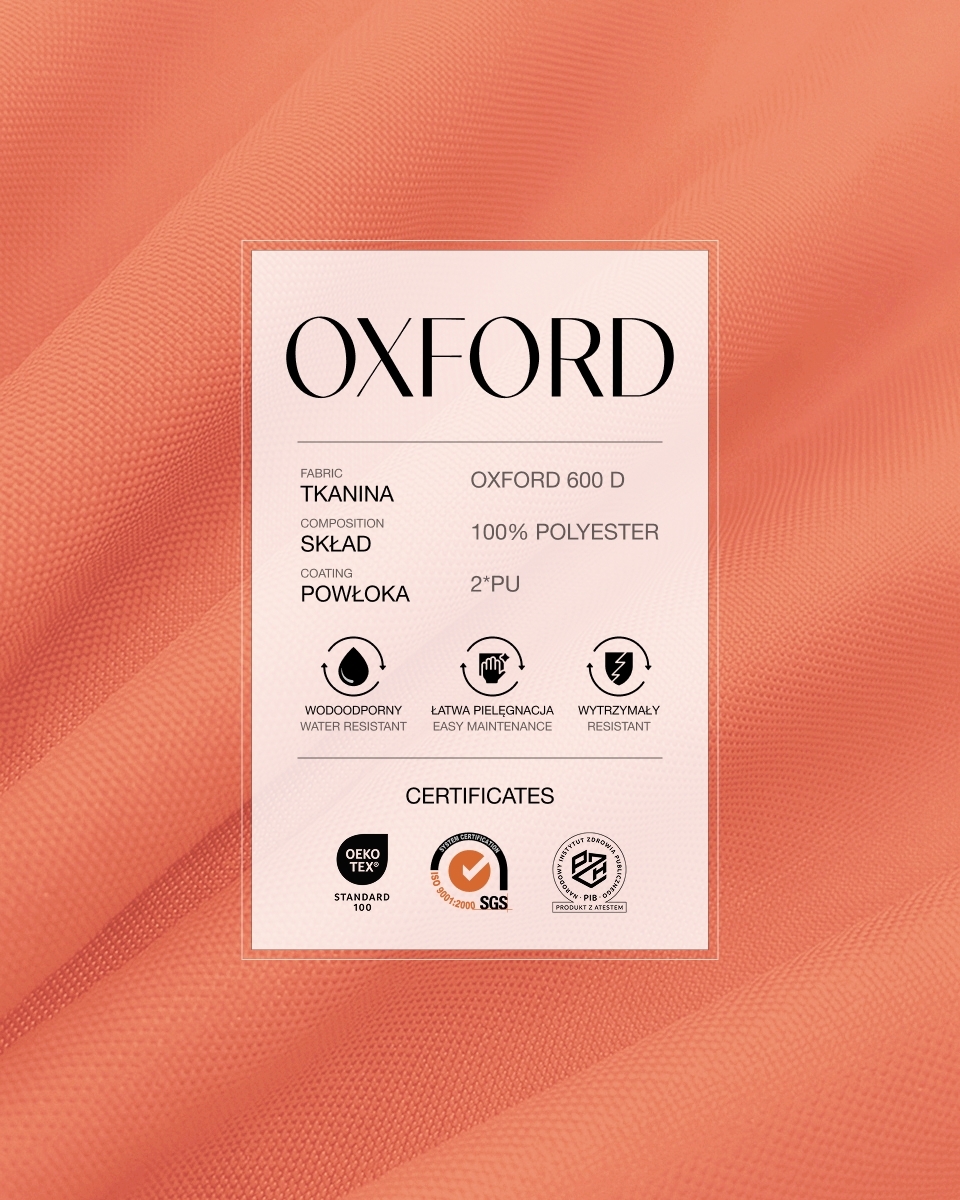 Waterproof Oxford Fabric 600D PU*2 (136) orange