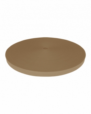 Polyester-Tragband P10 (894) Dunkelbeige