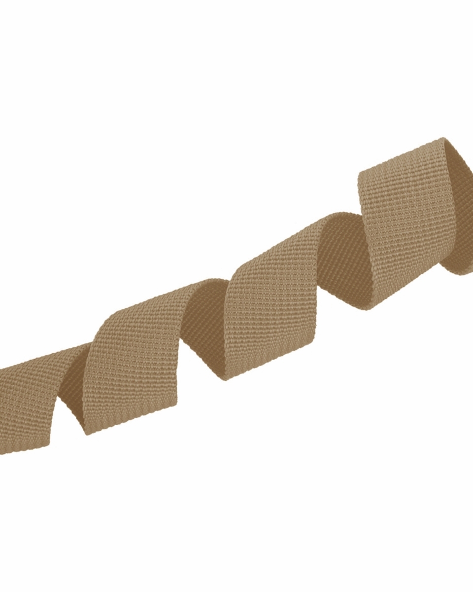 Polyester-Tragband P10 (894) Dunkelbeige