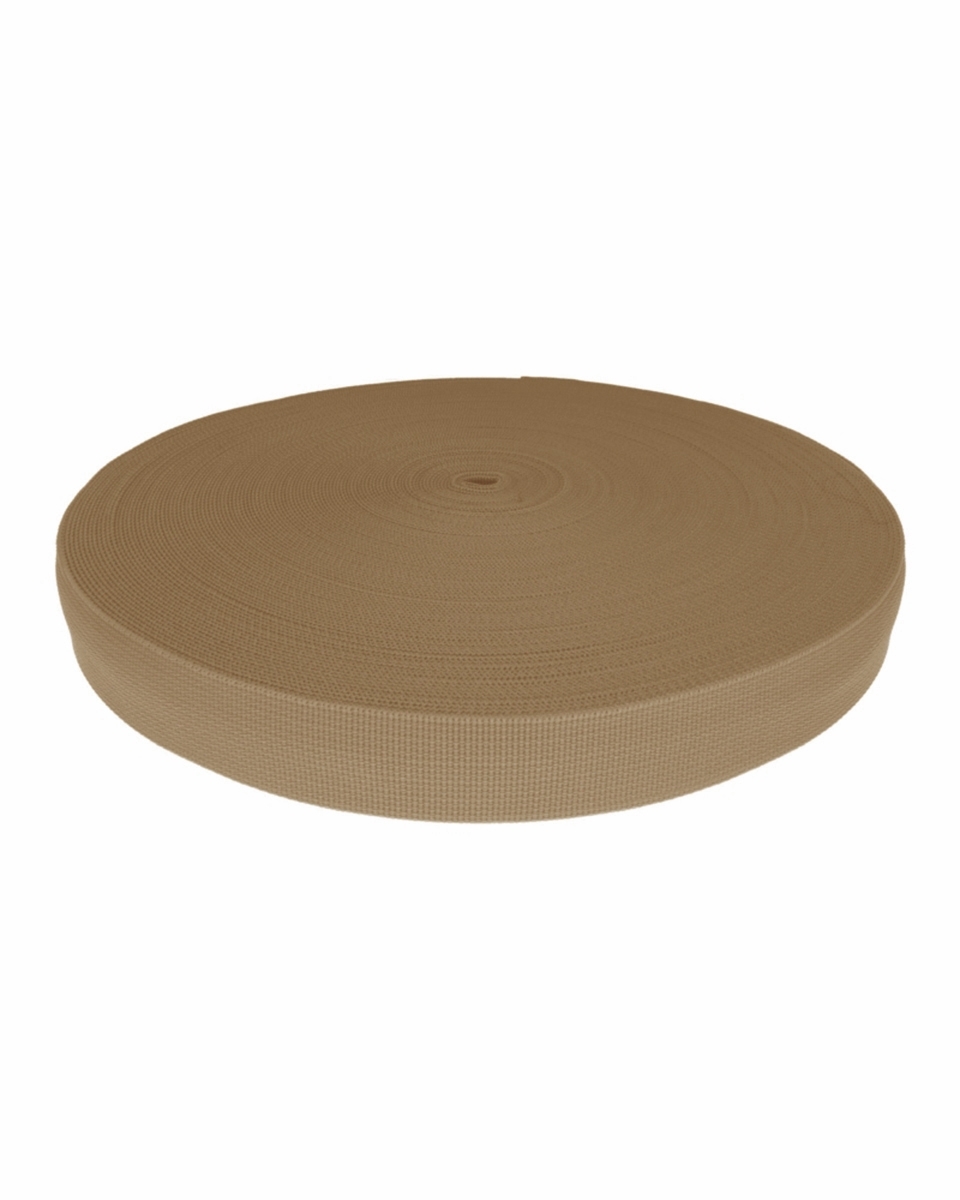 Polyester-Tragband P10 (894) Dunkelbeige