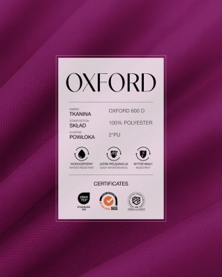Waterproof Oxford Fabric 600D PU*2 (299) amaranth