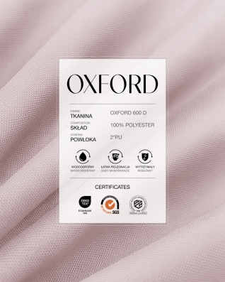 Waterproof Oxford Fabric 600D PU*2 (552) light pink