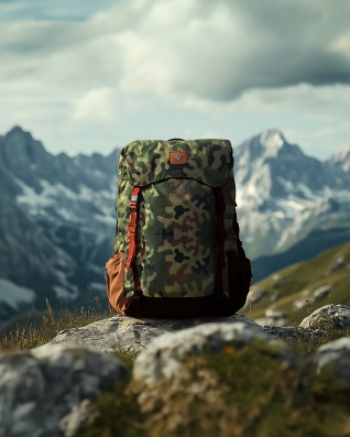Wasserdichtes Oxford-Stoff 600D PU*3 (WZ93) Camouflage