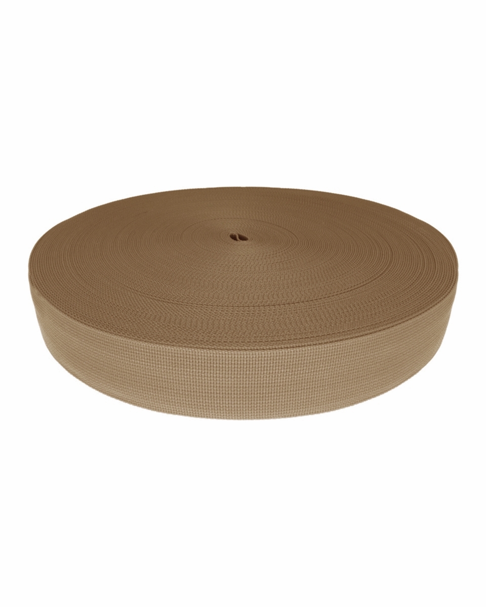 Polyester-Tragband P10 (894) Dunkelbeige