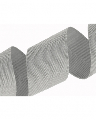 Herringbone twill tape 30 mm/0,8 mm grey (134)
