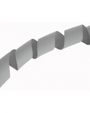 Herringbone twill tape 30 mm/0,8 mm grey (134)