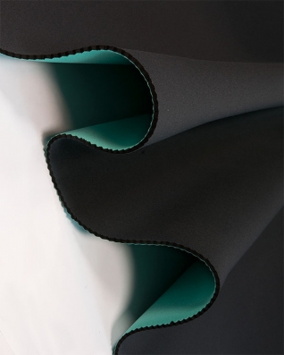 Neoprene 3 mm Minze-Grau (533/916) 1 lm