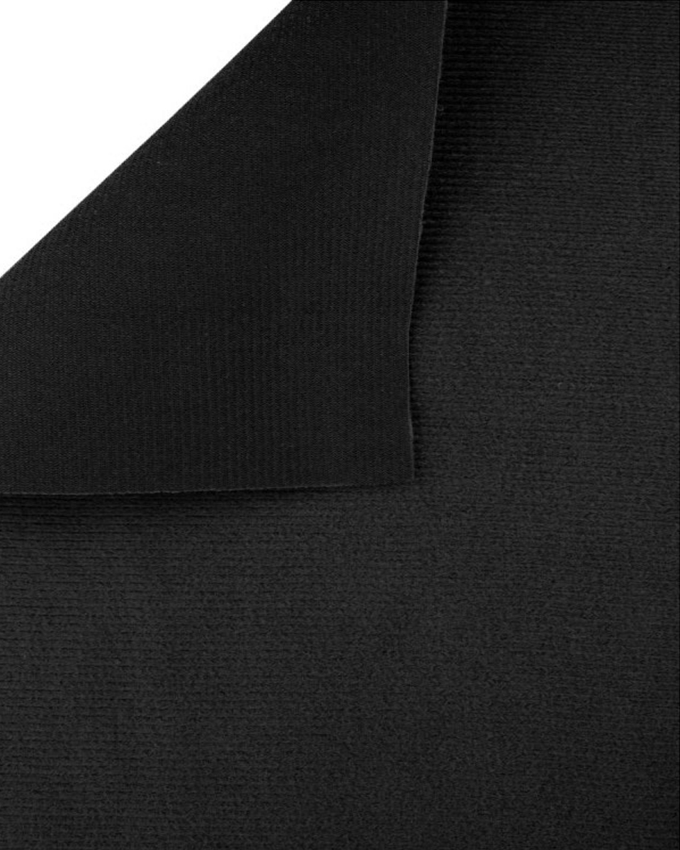STRICKWARE TYP  KLETTE SCHWARZ 580 150 CM POLYAMIDE MAT