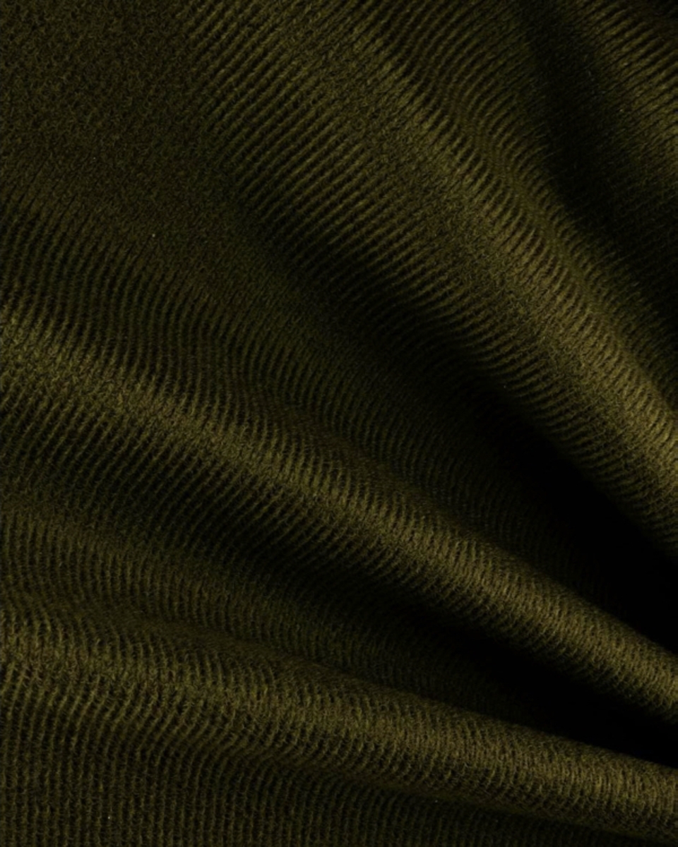 STRICKWARE TYP KLETTE  OLIVGRÜN  305 150 CM  POLYESTER