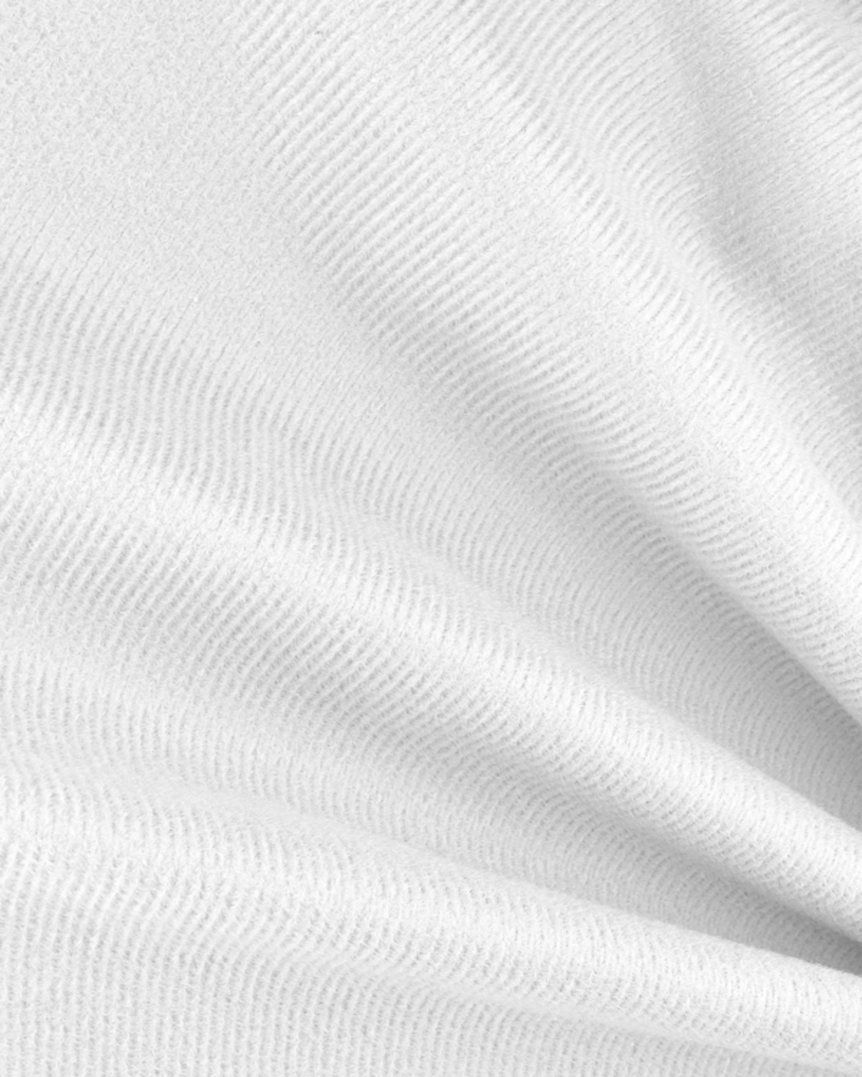 TKANINA SUCHÝ ZIP TYP LOPUCH BÍLÁ 501 150 CM POLYESTER