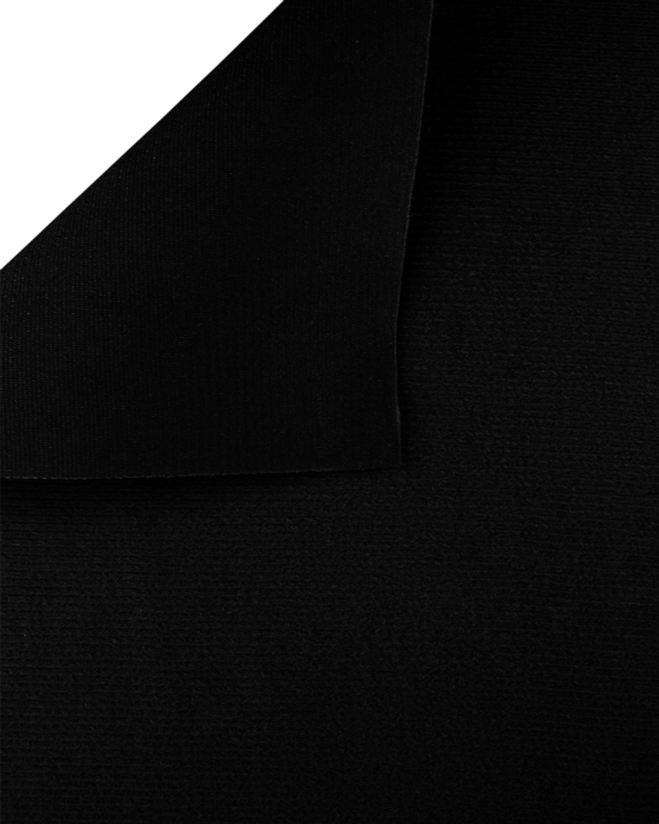 TKANINA SUCHÝ ZIP TYP  LOPUCH ČERNÁ  580 150 CM POLYESTER