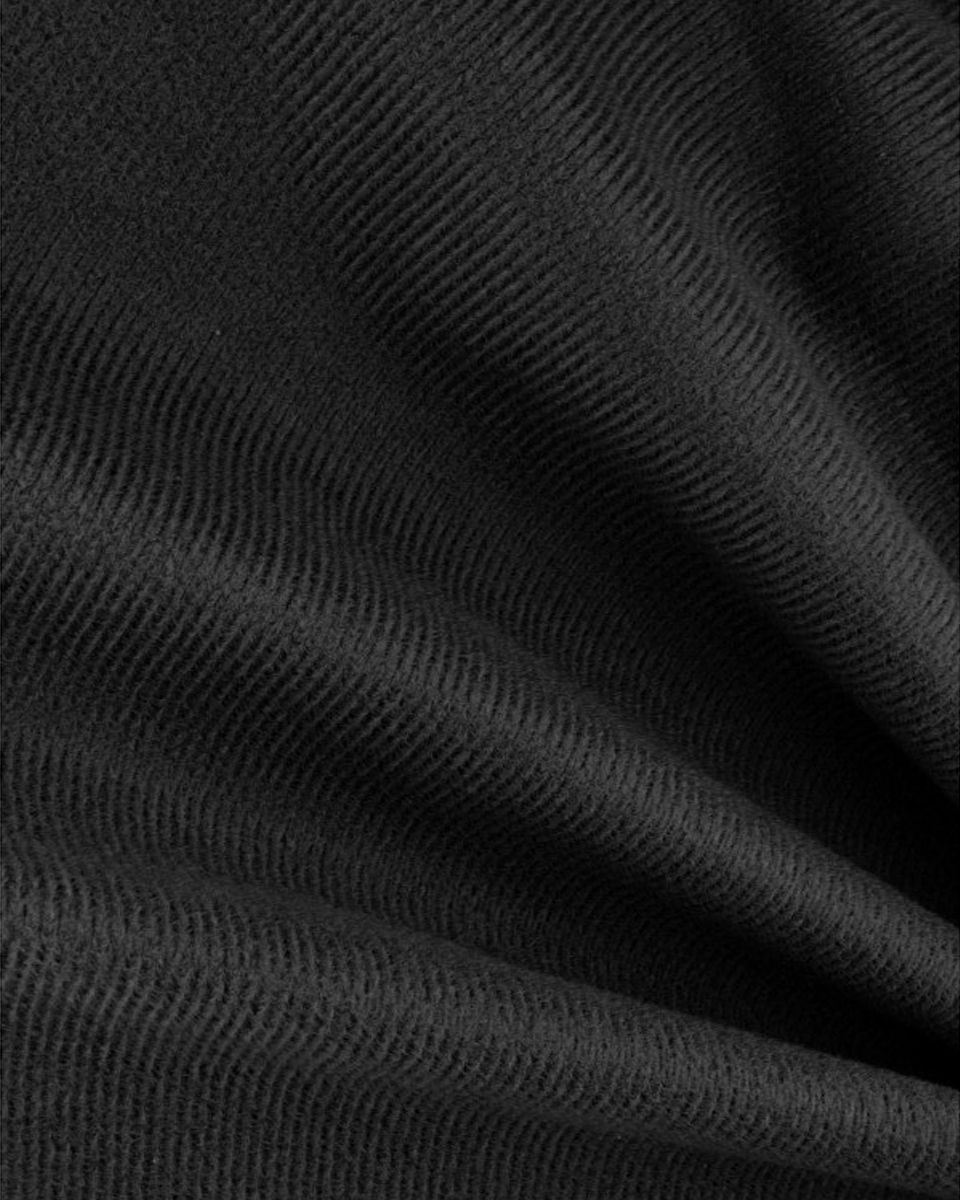 TKANINA SUCHÝ ZIP TYP  LOPUCH ČERNÁ 580 150 CM POLYESTER